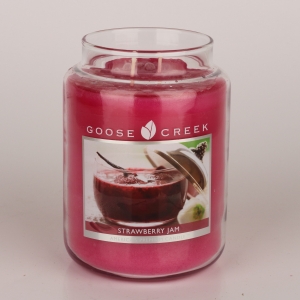 Svíčka ve skle jahodová marmeláda Goose Creek 680g