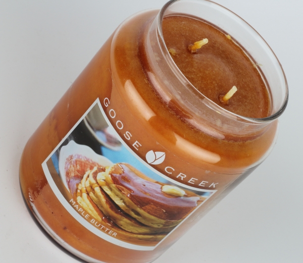 Svíčka ve skle javorové máslo Goose Creek 680g