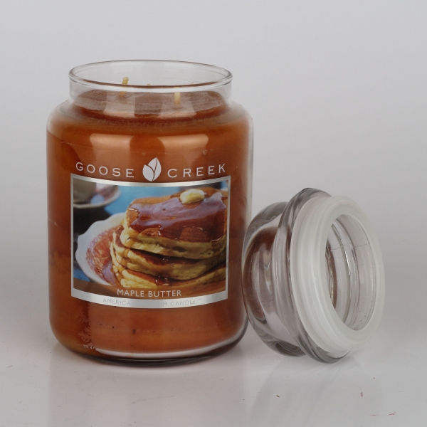 Svíčka ve skle javorové máslo Goose Creek 680g