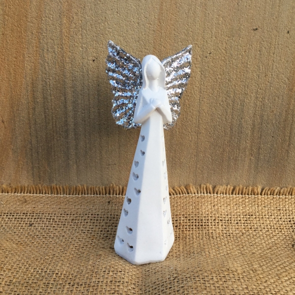 Svítící anděl 20cm