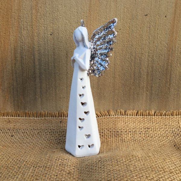 Svítící anděl 20cm