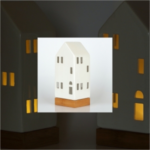 Svítící domeček 10x22,5x8,5cm