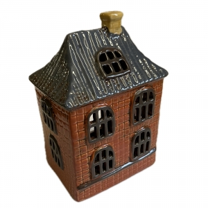 Svítící domeček 13x18,5x9,5cm Typ C