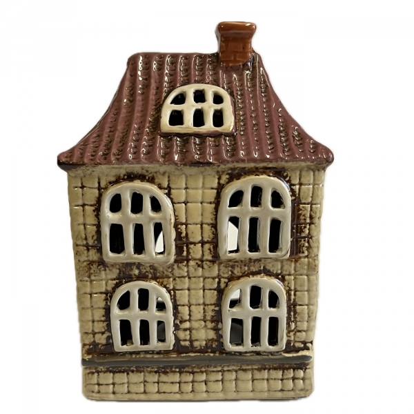 Svítící domeček 13x18,5x9,5cm Typ D