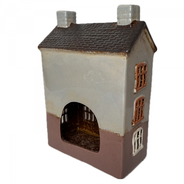 Svítící domeček 17,5x23,5x9,5cm Typ B