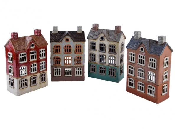 Svítící domeček 17,5x23,5x9,5cm Typ D