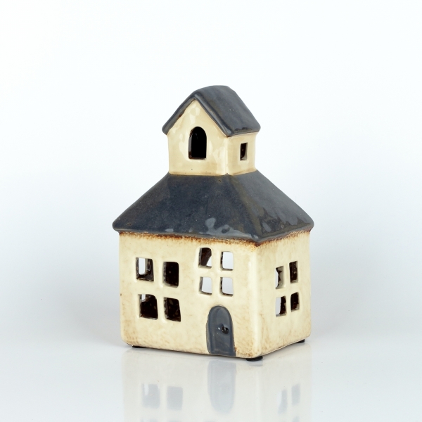 Svítící domeček kaplička na návsi 11 x 16,5 x 8 cm