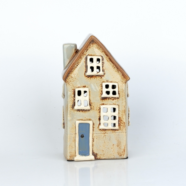 Svítící vánoční domeček 10 x 18,5 x 7,5cm