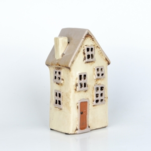 Svítící vánoční domeček 10x18,5x7,5 cm