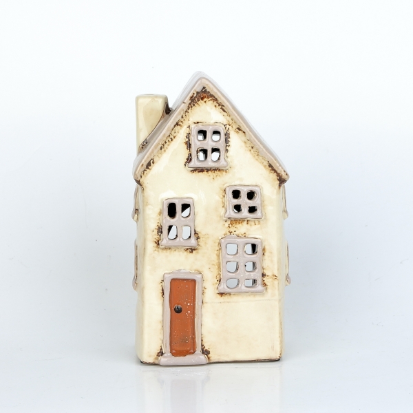 Svítící vánoční domeček 10x18,5x7,5 cm