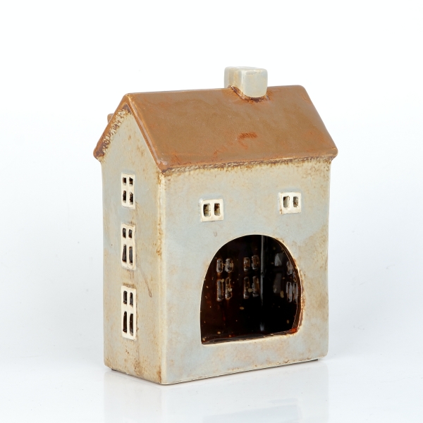 Svítící vánoční domeček 14x19x7,5cm A