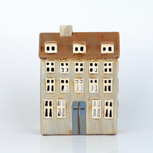 Svítící vánoční domeček 14x19x7,5cm A