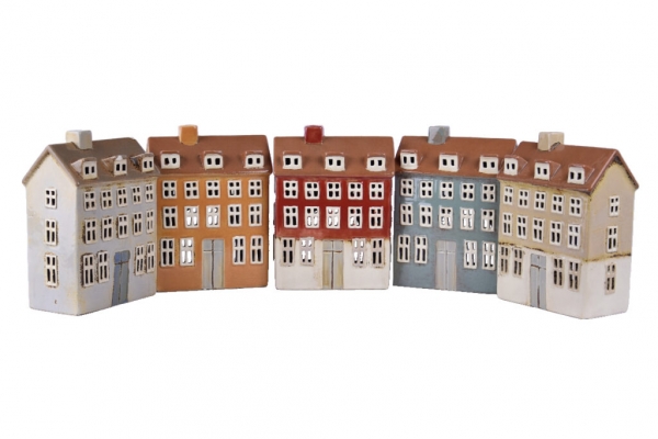 Svítící vánoční domeček 14x19x7,5cm A