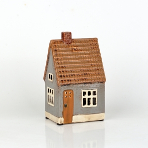 Svítící vánoční domeček 17x7x10cm