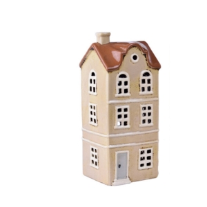 Svítící vánoční domeček 9,5x22,5x8,5cm A