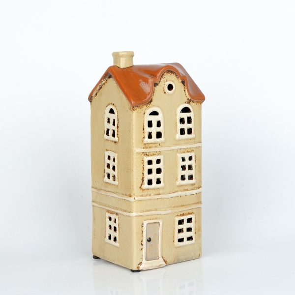 Svítící vánoční domeček 9,5x22,5x8,5cm A