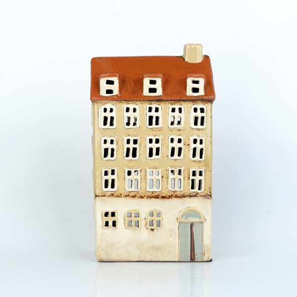 Svítící vánoční domečky 13x23,5x7,5cm C