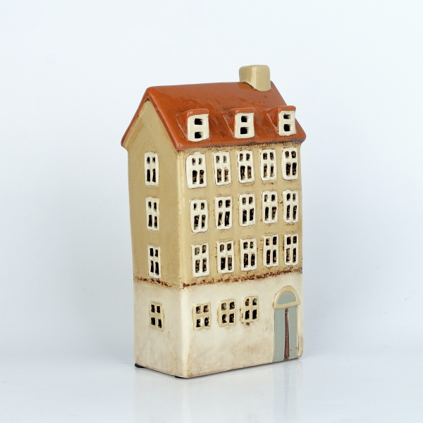 Svítící vánoční domečky 13x23,5x7,5cm C