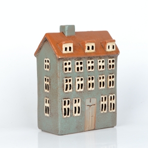 Svítící vanoční domečky 14x19x7,5cm D