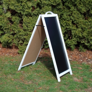 Tabule dřevěná před restauraci 96x41cm