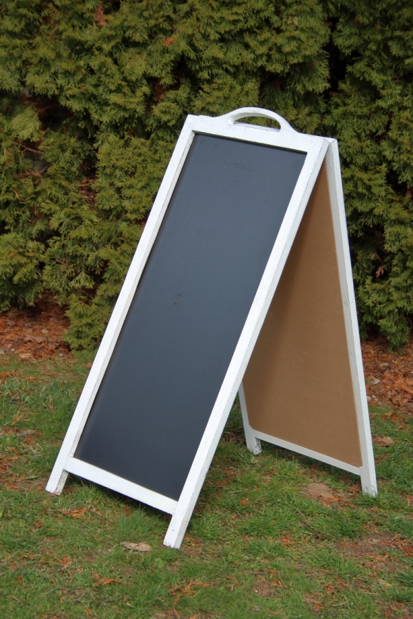 Tabule dřevěná před restauraci 96x41cm