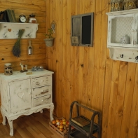 Tabule na křídy + schránka na dopisy + háčky na klíče 40x40x5,5cm