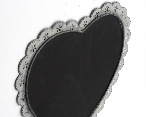 Tabule na vzkazy ve tvaru srdce 33x34cm