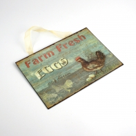 Tabulka Farm Fresh Eggs zelená