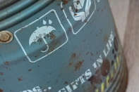 Taburet retro s úložným prostorem 31x36cm