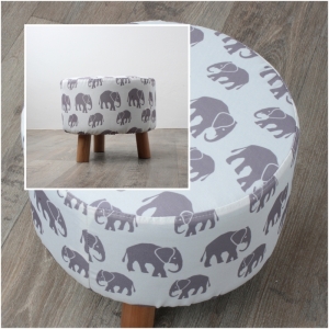 Taburet sloni 40x32cm