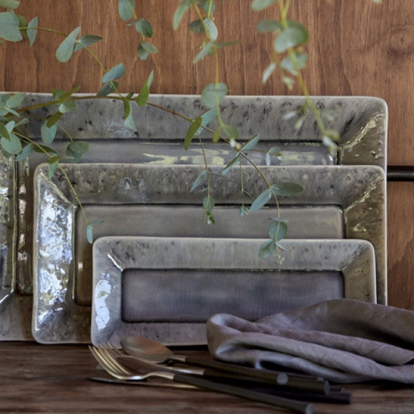 Tác 34x17cm MADEIRA šedý