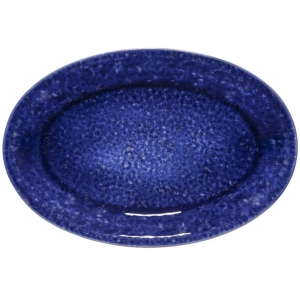 Tác oválný ABBEY modrý 46 x 31 cm keramický