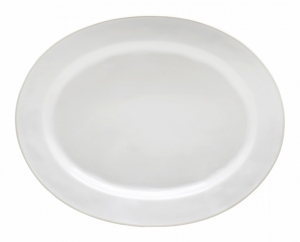 Tác oválný bílý ASTORIA 40cm