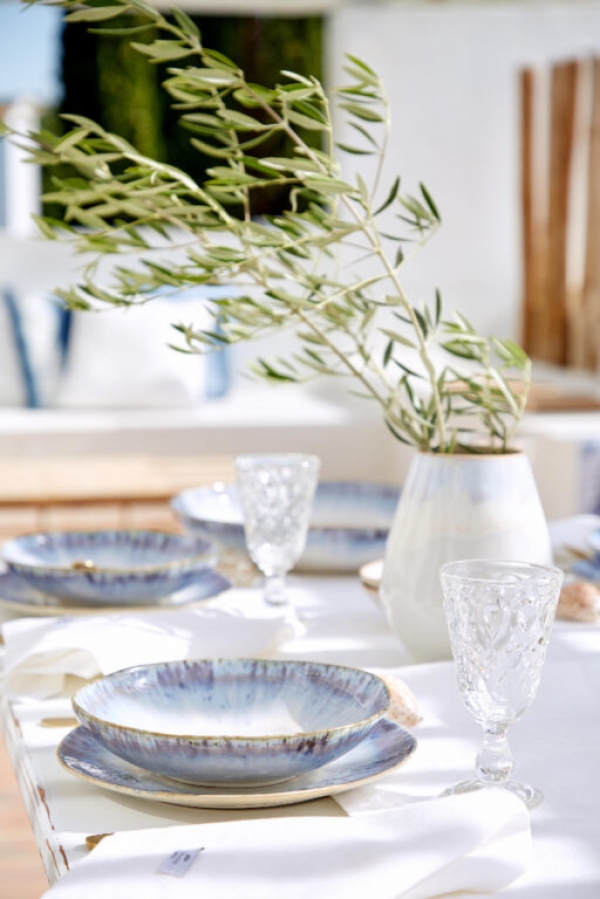 Talíř dezertní 20cm BRISA modrá