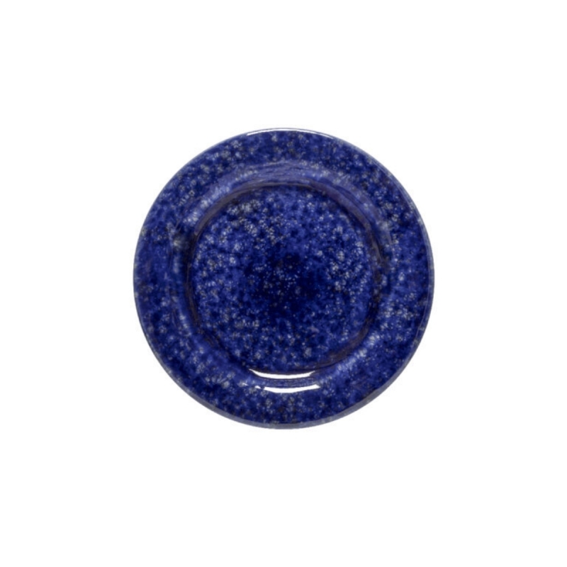 Talíř dezertní ABBEY modrý průměr 23 cm keramický