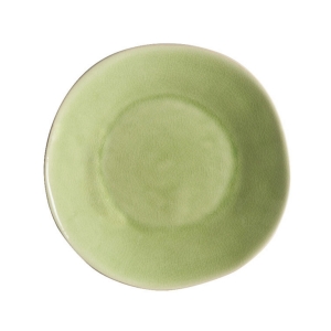Talíř polévkový / na těstoviny RIVIERA zelený 25 cm sada 6 kusů keramika
