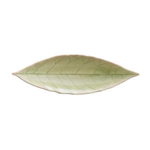 Talíř ve tvaru listu RIVIERA světle zelený 18 cm sada 6 ks