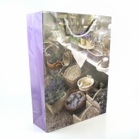 Taška na dárek 8x25x31cm RETRO