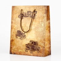 Taška na dárek střední retro