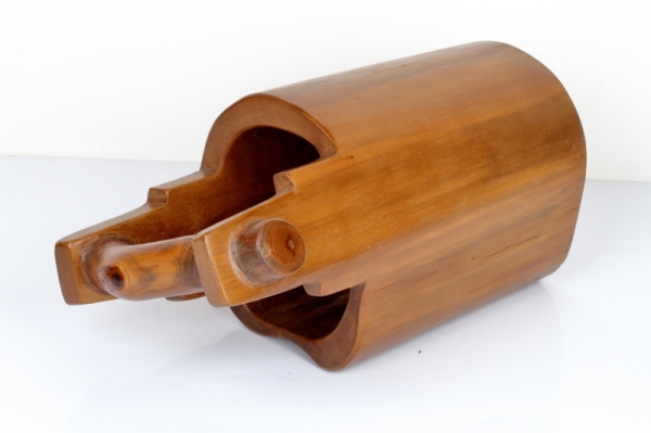 Teakové dřevo džber 45cm