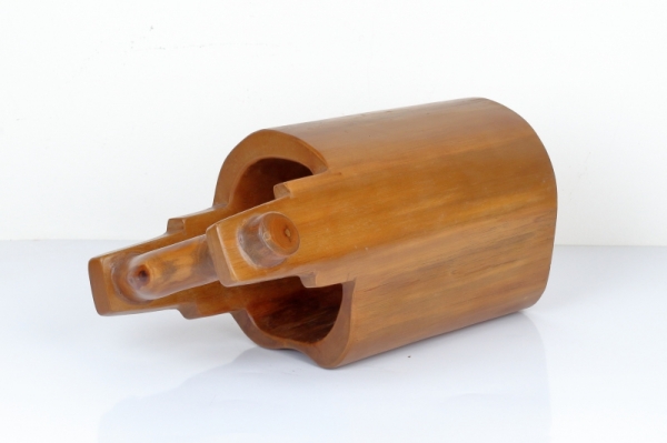 Teakové dřevo džber 45cm