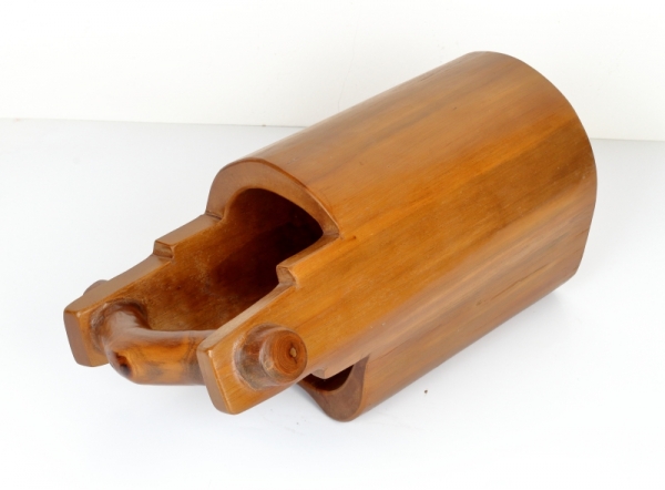 Teakové dřevo džber 45cm