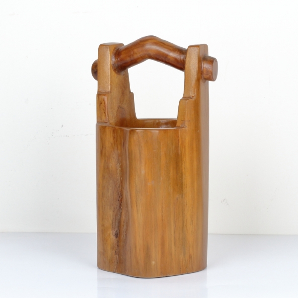 Teakové dřevo džber 45cm