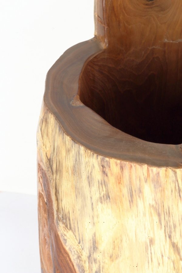 Teakové dřevo džber 74cm