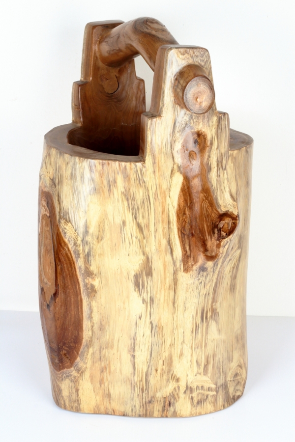 Teakové dřevo džber 74cm