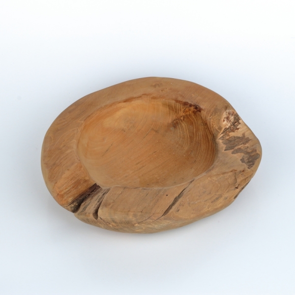 Teakové dřevo miska 24cm