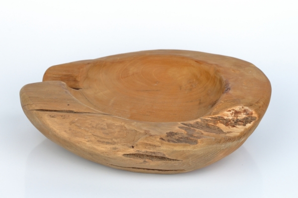 Teakové dřevo miska 24cm