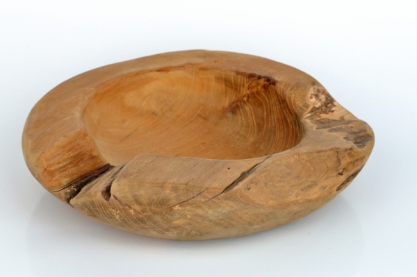 Teakové dřevo miska 24cm