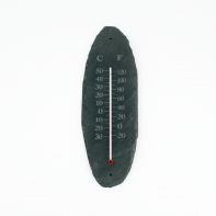 Teploměr břidlicový gravírovaný velký 42x15cm