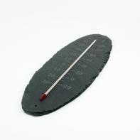 Teploměr břidlicový gravírovaný velký 42x15cm